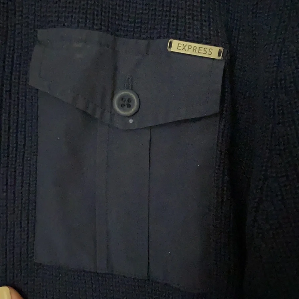Express blue sweater size: L